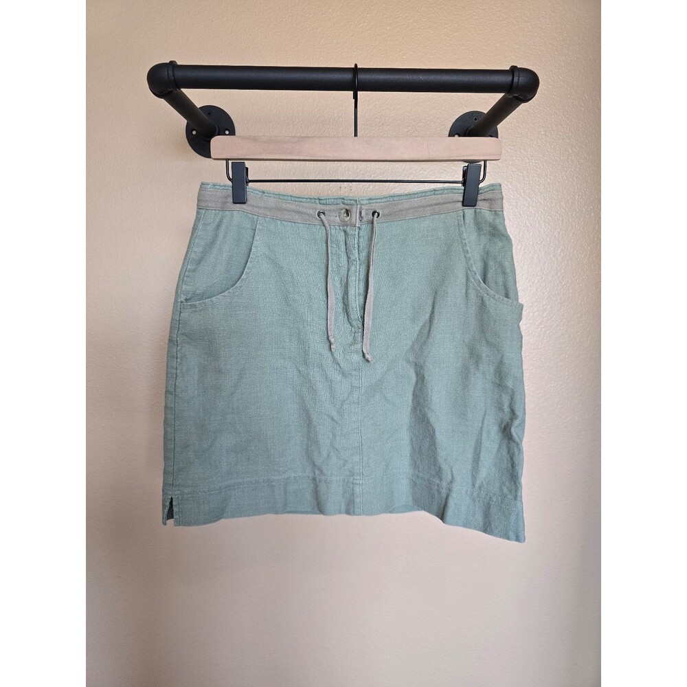 Woolrich light green‎ 100% cotton short skirt women's size 4